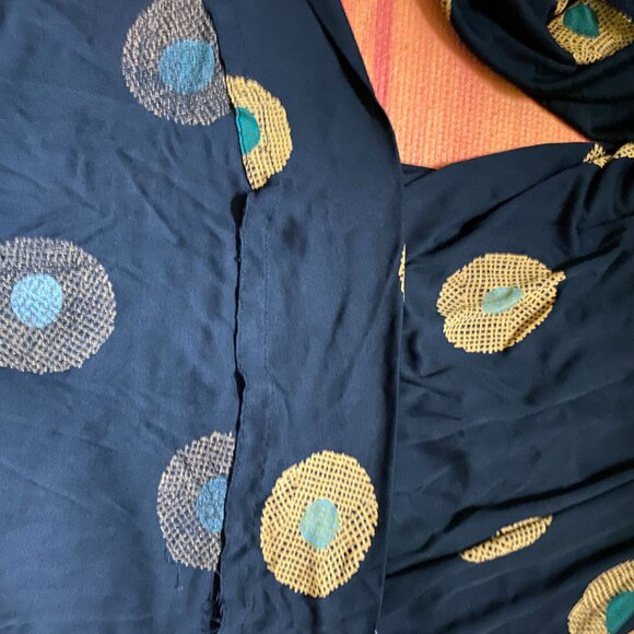 Rare - Koos Van Den Akker Couture 60's/70's Op Art Print Silk Jersey Maxi Dress - Picture 7 of 11